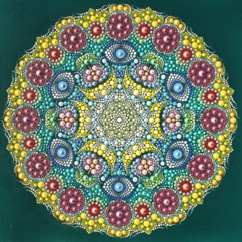「Mandala」というタイトルの絵画 Tinkabenkaによって, オリジナルのアートワーク, アクリル