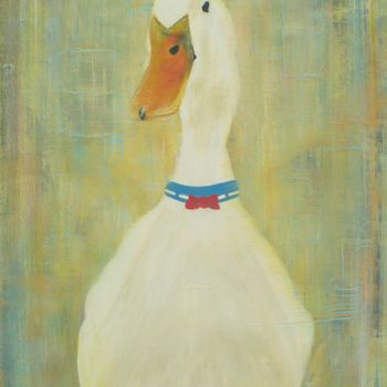 绘画 标题为“Duck almost king” 由Tinkabenka, 原创艺术品, 丙烯