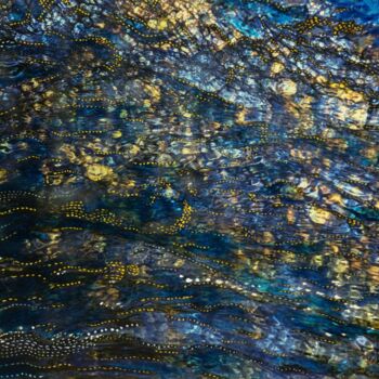 Pintura titulada "Water running on ge…" por Martina Dupont, Obra de arte original, Acrílico Montado en Bastidor de camilla d…