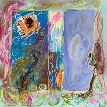 Ζωγραφική με τίτλο "In the frame" από Martina Heyd-Jilg, Αυθεντικά έργα τέχνης, Ακρυλικό