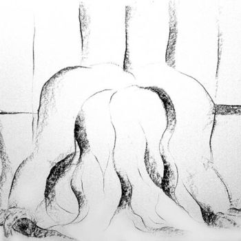 Drawing titled "gebunden-k.JPG" by Martina Jäger, Original Artwork