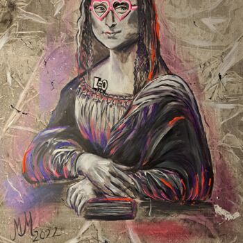 Картина под названием ""La Vie En Rose"" - Martina Marten, Подлинное произведение искусства, Акрил