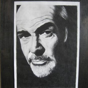 Disegno intitolato "Sean Connery" da Martina Purificato, Opera d'arte originale, Altro