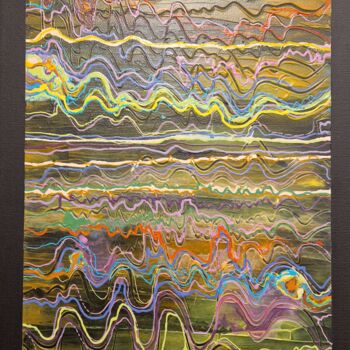 Peinture intitulée "Vibration 1" par Martina Trager, Œuvre d'art originale, Acrylique