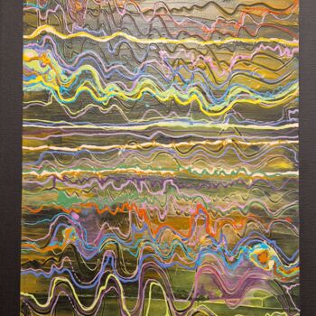 Malerei mit dem Titel "Vibration 1" von Martina Trager, Original-Kunstwerk, Acryl