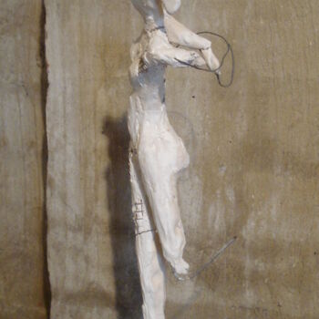 Scultura intitolato "sculptuur 1" da Martina Trager, Opera d'arte originale, Terracotta