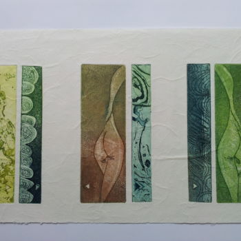 Printmaking titled "relevé 9" by Martina Trager, Original Artwork, Monotype