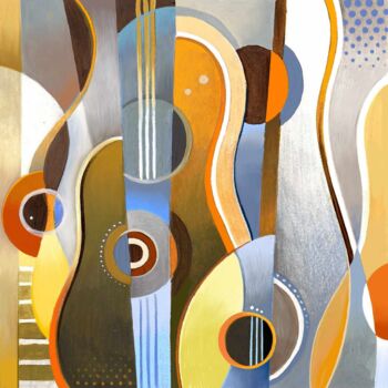 Peinture intitulée ""Concerto per Chita…" par Martin Cambriglia, Œuvre d'art originale, Acrylique