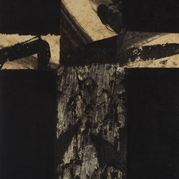 Картина под названием "croix-abstraite" - Martin Coste, Подлинное произведение искусства, Акрил