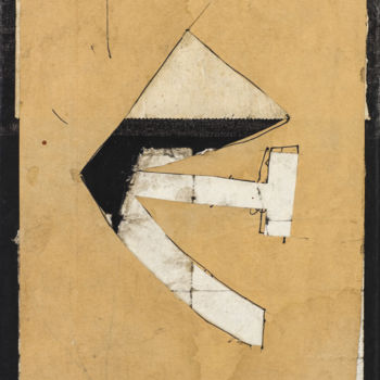 Malerei mit dem Titel "E" von Martin Coste, Original-Kunstwerk, Acryl