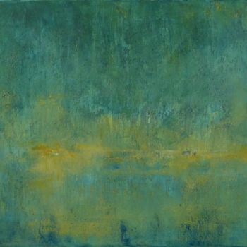 Pittura intitolato "Brume matinale" da Martine Brugeron, Opera d'arte originale