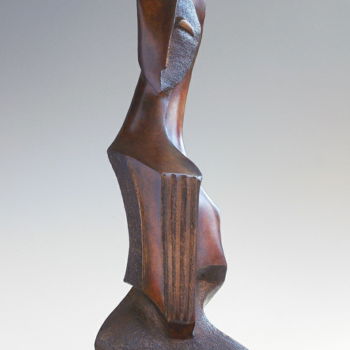 Skulptur mit dem Titel ""La musique"" von Martine Camors, Original-Kunstwerk, Bronze