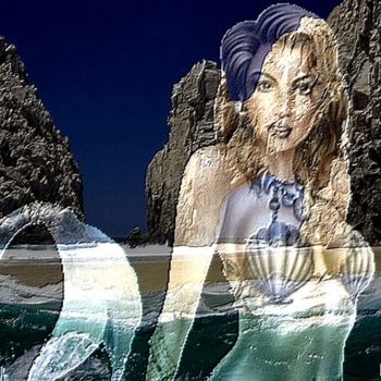 Digital Arts titled "La sirène" by Winique, Original Artwork