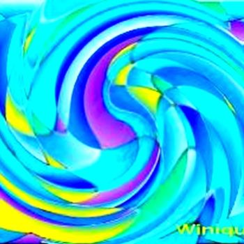 Digital Arts titled "NUMERIQUE 120" by Winique, Original Artwork