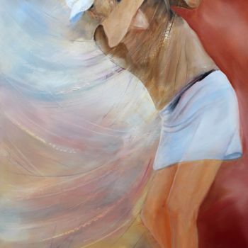 Peinture intitulée "couleur-de-swing" par Martine Dinet, Œuvre d'art originale, Huile