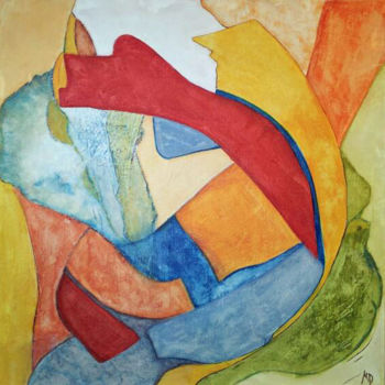 Painting titled "songe-baladin-2015-…" by Martine Durand, Original Artwork