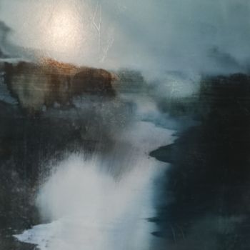 Pintura intitulada "cascade" por Elhaik Martine, Obras de arte originais, Óleo
