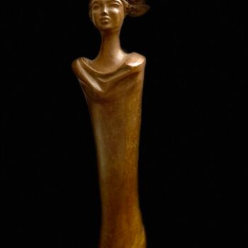 Sculpture titled "Nyyat" by Martine France Moreau, Original Artwork, Bronze