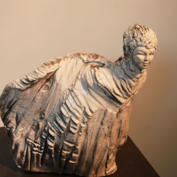 Sculptuur getiteld "Envol5" door Martine France Moreau, Origineel Kunstwerk, Klei