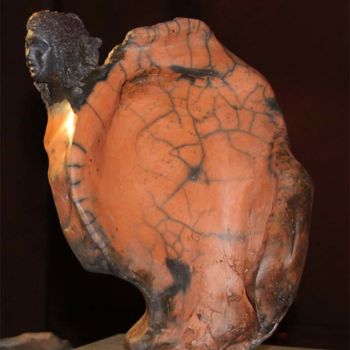 雕塑 标题为“Envol 3” 由Martine France Moreau, 原创艺术品, 陶瓷