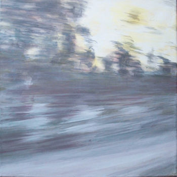 제목이 "Nous arriverons tar…"인 미술작품 Martine Lafont로, 원작, 아크릴 나무 들것 프레임에 장착됨