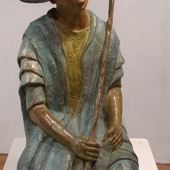 Escultura intitulada "Peul" por Martine Lee, Obras de arte originais, Bronze