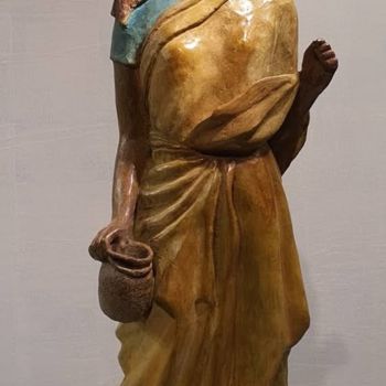 Escultura intitulada "Ramiya" por Martine Lee, Obras de arte originais, Bronze