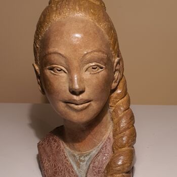 Escultura intitulada "Nad" por Martine Lee, Obras de arte originais, Bronze