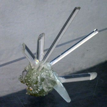 Sculpture titled "cristalloïd N°1" by Martine Viala, Original Artwork
