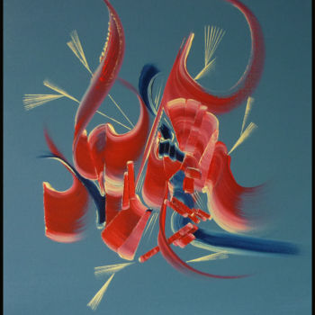 Peinture intitulée "Peinture abstraite…" par Martine Belfodil, Œuvre d'art originale, Acrylique
