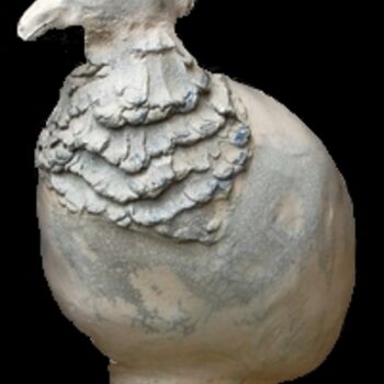 "poule" başlıklı Heykel Martine Philis tarafından, Orijinal sanat, Seramik