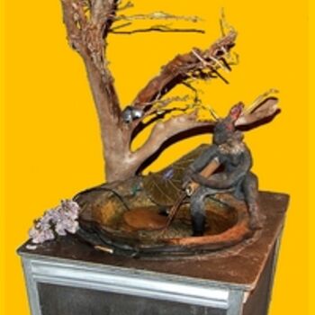 "Fontaine" başlıklı Heykel Martine Philis tarafından, Orijinal sanat, Seramik