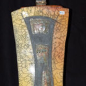 Sculptuur getiteld "vase" door Martine Philis, Origineel Kunstwerk, Keramiek