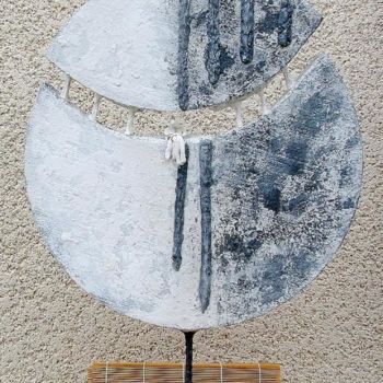 Peinture intitulée "enlacés" par Sophine Sculptures, Œuvre d'art originale, Huile