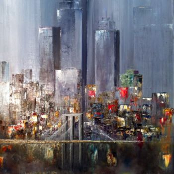 Painting titled "new-york-1.jpg" by René Martinez, Original Artwork, Oil