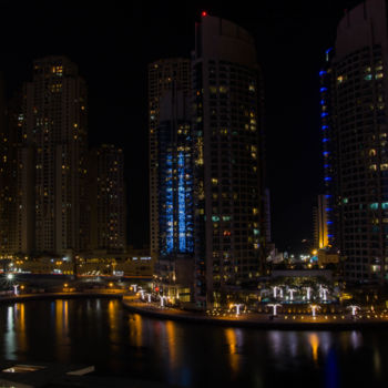 Fotografía titulada "Dubai Marina Bay" por Martin Frade, Obra de arte original