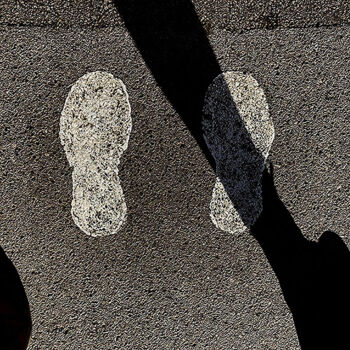 Photography titled "Walk A Mile In My S…" by Martin Vallis, Original Artwork, Digital Photography