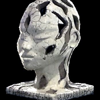 Sculpture intitulée "Pensées 2" par Martis, Œuvre d'art originale, Céramique