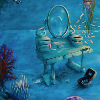 "Urbex immergé, la c…" başlıklı Tablo Marty Crouz tarafından, Orijinal sanat, Akrilik