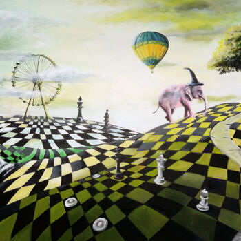 Painting titled "Possibilities" by Martyna Mączka, Original Artwork, Acrylic
