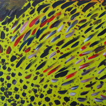 Painting titled "Meteor" by Marusch, Original Artwork, Acrylic