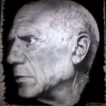 Malarstwo zatytułowany „Pablo Picasso -Retr…” autorstwa Marusso, Oryginalna praca