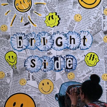 Collages intitolato "bright side" da Marvin Rodrigues, Opera d'arte originale, Collages