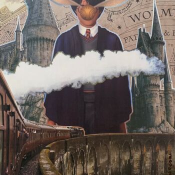 Collages getiteld "Harry Potter" door Marvin Rodrigues, Origineel Kunstwerk, Collages