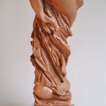 Sculpture intitulée "La lutte de la vie" par Marwanart, Œuvre d'art originale