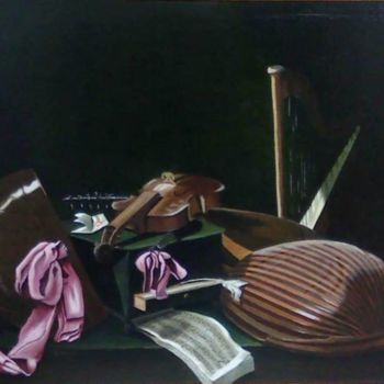 Pintura titulada "MELODY" por Maryvonne Charvet, Obra de arte original, Oleo