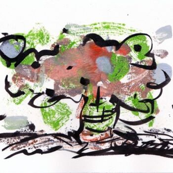 "serie arbre" başlıklı Resim Mary Calloc'H tarafından, Orijinal sanat