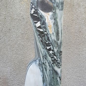 Скульптура под названием "Manhattan" - Maryvonne Lorgeré, Подлинное произведение искусства, Камень