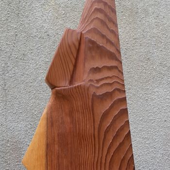 Скульптура под названием "Inclusions" - Maryvonne Lorgeré, Подлинное произведение искусства, Дерево