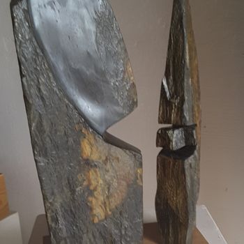 Rzeźba zatytułowany „Conversation” autorstwa Maryvonne Lorgeré, Oryginalna praca, Kamień